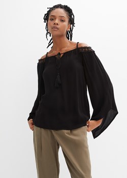Bluzka z odsłoniętymi ramionami ze sklepu bonprix w kategorii Bluzki damskie - zdjęcie 170617813