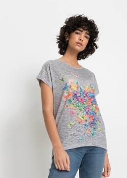 Shirt z nadrukiem w motyle ze sklepu bonprix w kategorii Bluzki damskie - zdjęcie 170617843