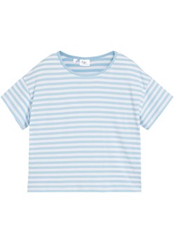 T-shirt dziewczęcy z bawełny organicznej ze sklepu bonprix w kategorii Bluzki dziewczęce - zdjęcie 170617893