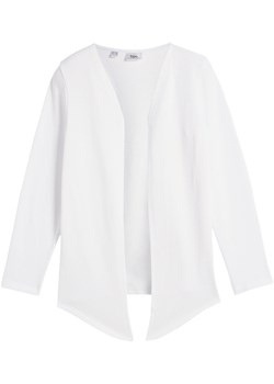 Bluza dziewczęca bez zapięcia, z przodami wyciętymi w szpic, z bawełny organicznej ze sklepu bonprix w kategorii Bluzy dziewczęce - zdjęcie 170617910