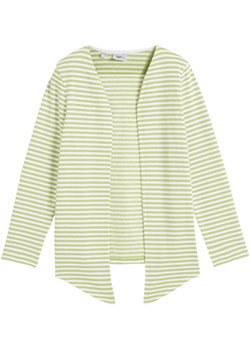 Bluza dziewczęca bez zapięcia, z przodami wyciętymi w szpic, z bawełny organicznej ze sklepu bonprix w kategorii Bluzy dziewczęce - zdjęcie 170617913