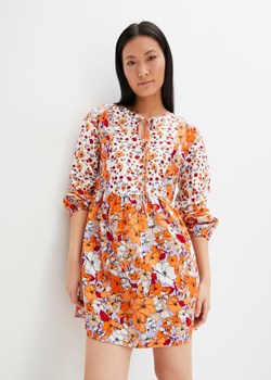 Sukienka tunikowa z domieszką lnu ze sklepu bonprix w kategorii Sukienki - zdjęcie 170618711
