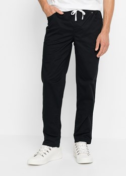 Spodnie z gumką w talii Regular Fit Straight ze sklepu bonprix w kategorii Spodnie męskie - zdjęcie 170619024
