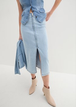 Spódnica dżinsowa ze sklepu bonprix w kategorii Spódnice - zdjęcie 170619063