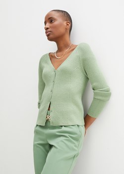 Sweter rozpinany z połyskiem ze sklepu bonprix w kategorii Swetry damskie - zdjęcie 170619703