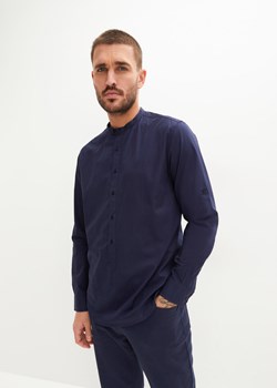 Koszula ze stójką i długimi wywijanymi rękawami ze sklepu bonprix w kategorii Koszule męskie - zdjęcie 170619821