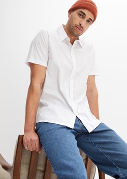 Koszula z krótkim rękawem, ze stretchem, Slim Fit ze sklepu bonprix w kategorii Koszule męskie - zdjęcie 170619844