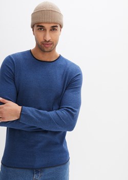 Sweter z bawełny z recyklingu ze sklepu bonprix w kategorii Swetry męskie - zdjęcie 170620190