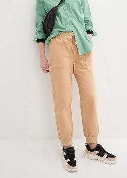 Spodnie twillowe z wygodnym paskiem ze sklepu bonprix w kategorii Spodnie damskie - zdjęcie 170620601