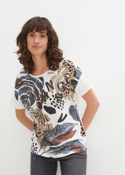 Shirt z foliowym nadrukiem ze sklepu bonprix w kategorii Bluzki damskie - zdjęcie 170620723