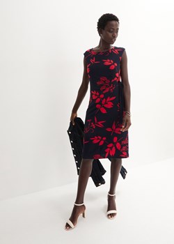 Sukienka shirtowa w roślinny wzór ze sklepu bonprix w kategorii Sukienki - zdjęcie 170621163