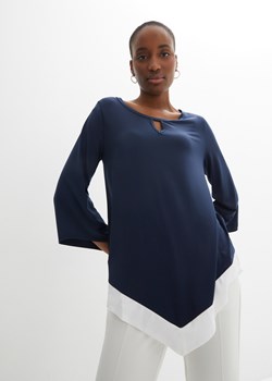 Tunika shirtowa z okrągłym dekoltem ze sklepu bonprix w kategorii Bluzki damskie - zdjęcie 170621294