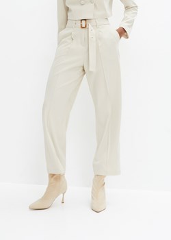 Spodnie high-waist, paper-bag ze sklepu bonprix w kategorii Spodnie damskie - zdjęcie 170621432