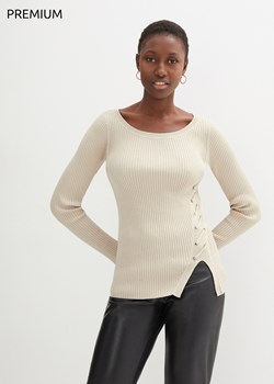 Sweter z domieszką jedwabiu ze sklepu bonprix w kategorii Swetry damskie - zdjęcie 170621574