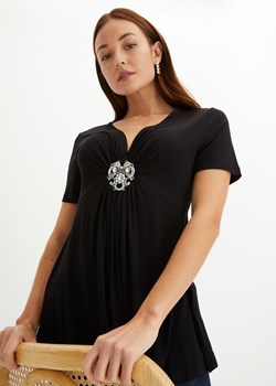 Shirt z odpinaną broszką ze sklepu bonprix w kategorii Bluzki damskie - zdjęcie 170621804