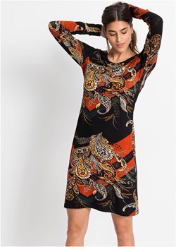 Sukienka z dżerseju z nadrukiem ze sklepu bonprix w kategorii Sukienki - zdjęcie 170622111
