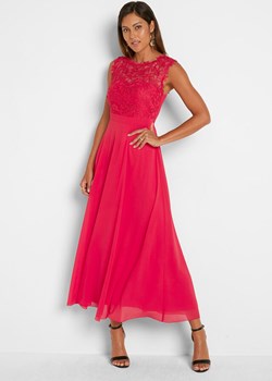Długa sukienka wieczorowa z koronką ze sklepu bonprix w kategorii Sukienki - zdjęcie 170622162