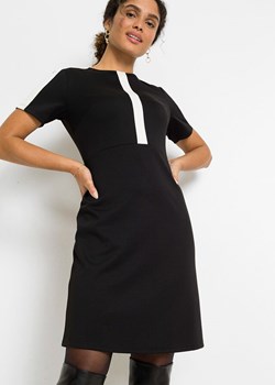 Sukienka z dżerseju z kontrastowymi paskami ze sklepu bonprix w kategorii Sukienki - zdjęcie 170622163