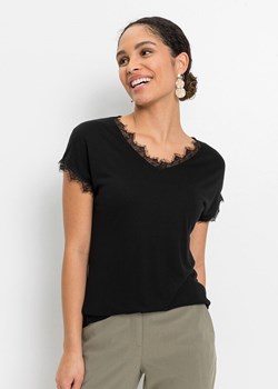 Shirt z koronką ze sklepu bonprix w kategorii Bluzki damskie - zdjęcie 170622212