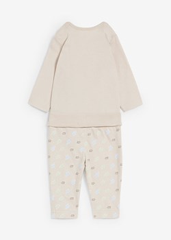Body niemowlęce z długim rękawem + spodnie, bawełna organiczna (2 części) ze sklepu bonprix w kategorii Komplety niemowlęce - zdjęcie 170622714