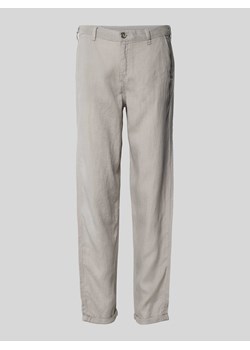 Spodnie materiałowe z zapięciem na guzik i zamek błyskawiczny ze sklepu Peek&Cloppenburg  w kategorii Spodnie damskie - zdjęcie 170624313