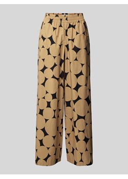 Spodnie ze wzorem na całej powierzchni model ‘CEILING’ ze sklepu Peek&Cloppenburg  w kategorii Spodnie damskie - zdjęcie 170624324