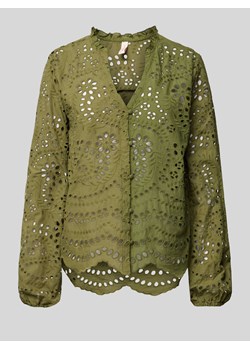 Bluzka z ażurowym wzorem model ‘BINE LALISA’ ze sklepu Peek&Cloppenburg  w kategorii Bluzki damskie - zdjęcie 170624373