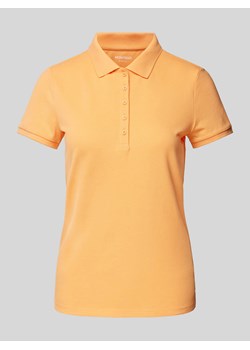 Koszulka polo o kroju regular fit w jednolitym kolorze ze sklepu Peek&Cloppenburg  w kategorii Bluzki damskie - zdjęcie 170624413