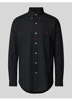 Koszula casualowa o kroju custom fit z wyhaftowanym logo ze sklepu Peek&Cloppenburg  w kategorii Koszule męskie - zdjęcie 170634452