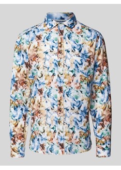 Koszula casualowa o kroju regular fit ze wzorem na całej powierzchni ze sklepu Peek&Cloppenburg  w kategorii Koszule męskie - zdjęcie 170634500