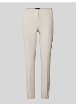 Spodnie o kroju slim fit z zapięciem na guzik model ‘SUMMER’ ze sklepu Peek&Cloppenburg  w kategorii Spodnie damskie - zdjęcie 170634821