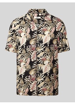 Koszula biznesowa z wiskozy z wzorem na całej powierzchni ze sklepu Peek&Cloppenburg  w kategorii Koszule męskie - zdjęcie 170634883