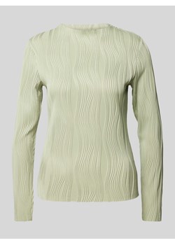 Bluzka z długim rękawem i fakturowanym wzorem model ‘NIRA’ ze sklepu Peek&Cloppenburg  w kategorii Bluzki damskie - zdjęcie 170634901