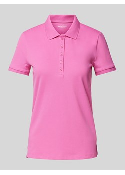 Koszulka polo o kroju regular fit w jednolitym kolorze ze sklepu Peek&Cloppenburg  w kategorii Bluzki damskie - zdjęcie 170635030