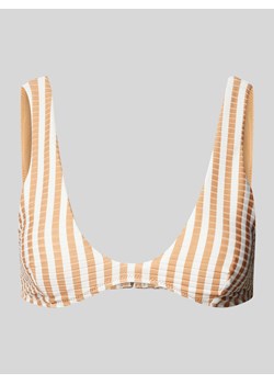 Top bikini z fakturowanym wzorem ze sklepu Peek&Cloppenburg  w kategorii Stroje kąpielowe - zdjęcie 170635064