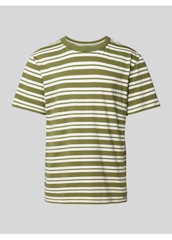 T-shirt ze wzorem w paski model ‘AKKIKKI’ ze sklepu Peek&Cloppenburg  w kategorii T-shirty męskie - zdjęcie 170635160