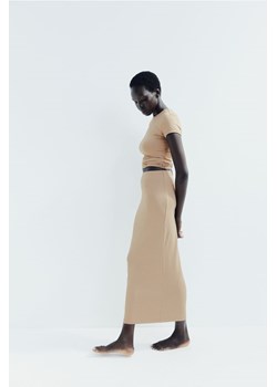 H & M - Spódnica maxi z mikrofibry - Beżowy ze sklepu H&M w kategorii Sukienki - zdjęcie 170635290