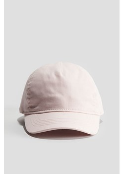H & M - Bawełniana czapka z daszkiem - Różowy ze sklepu H&M w kategorii Czapki dziecięce - zdjęcie 170635444
