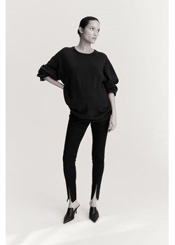 H & M - MAMA Legginsy z suwakiem u dołu - Czarny ze sklepu H&M w kategorii Spodnie ciążowe - zdjęcie 170635570