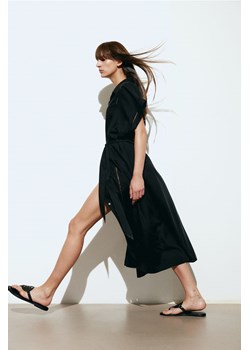H & M - Szmizjerka z domieszką lnu - Czarny ze sklepu H&M w kategorii Sukienki - zdjęcie 170635724