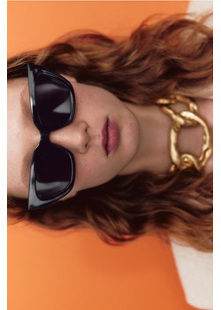 H & M - Okulary przeciwsłoneczne typu „kocie oczy" - Czarny ze sklepu H&M w kategorii Okulary przeciwsłoneczne damskie - zdjęcie 170635851