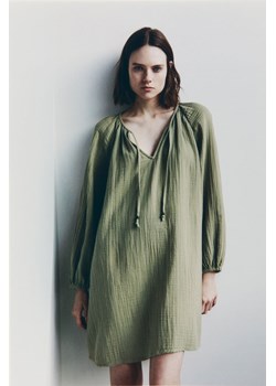 H & M - Tunikowa sukienka - Zielony ze sklepu H&M w kategorii Sukienki - zdjęcie 170635921
