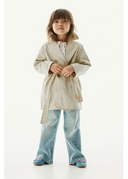 H & M - Haftowany trencz - Beżowy ze sklepu H&M w kategorii Płaszcze dziewczęce - zdjęcie 170635931