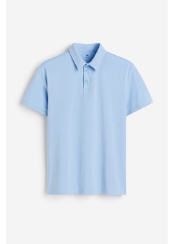 H & M - Top polo Slim Fit - Niebieski ze sklepu H&M w kategorii T-shirty męskie - zdjęcie 170636102