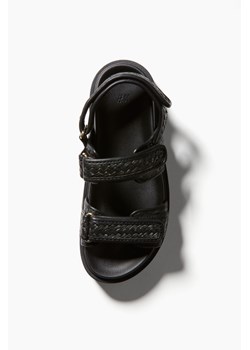 H & M - Plecione sandały - Czarny ze sklepu H&M w kategorii Sandały damskie - zdjęcie 170636103