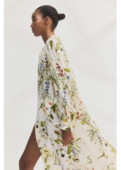 H & M - Kreszowana sukienka oversize - Biały ze sklepu H&M w kategorii Sukienki - zdjęcie 170636240