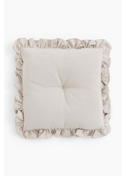 H & M - Bawełniana poduszka na krzesło - Brązowy ze sklepu H&M w kategorii Tekstylia ogrodowe - zdjęcie 170636252