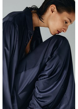 H & M - Satynowa piżama - Niebieski ze sklepu H&M w kategorii Piżamy damskie - zdjęcie 170636460