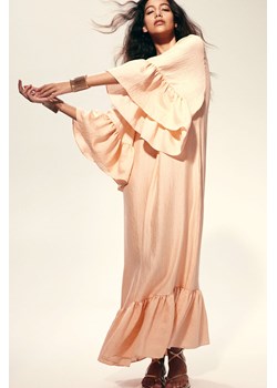 H & M - Tunikowa sukienka z frędzlami - Pomarańczowy ze sklepu H&M w kategorii Sukienki - zdjęcie 170636631