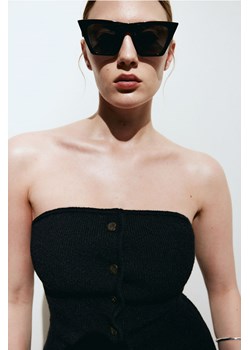 H & M - Okulary przeciwsłoneczne typu „kocie oczy" - Czarny ze sklepu H&M w kategorii Okulary przeciwsłoneczne damskie - zdjęcie 170636793